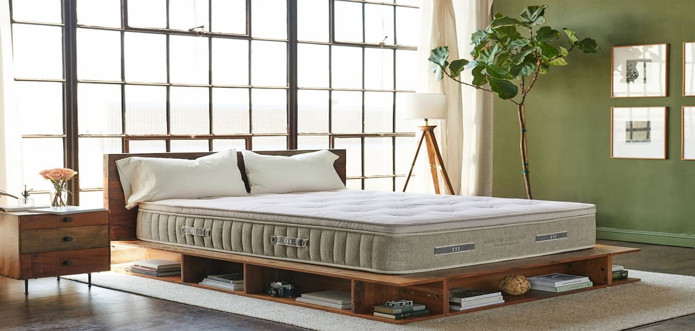 brentwood home cedar 14 latex hybrid king mattress